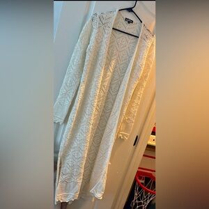 Cream crochet cardigan